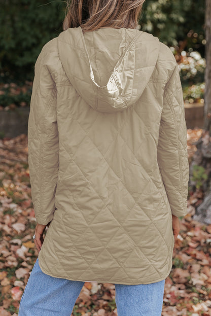 Sandstone Quilted Puffer Jacket