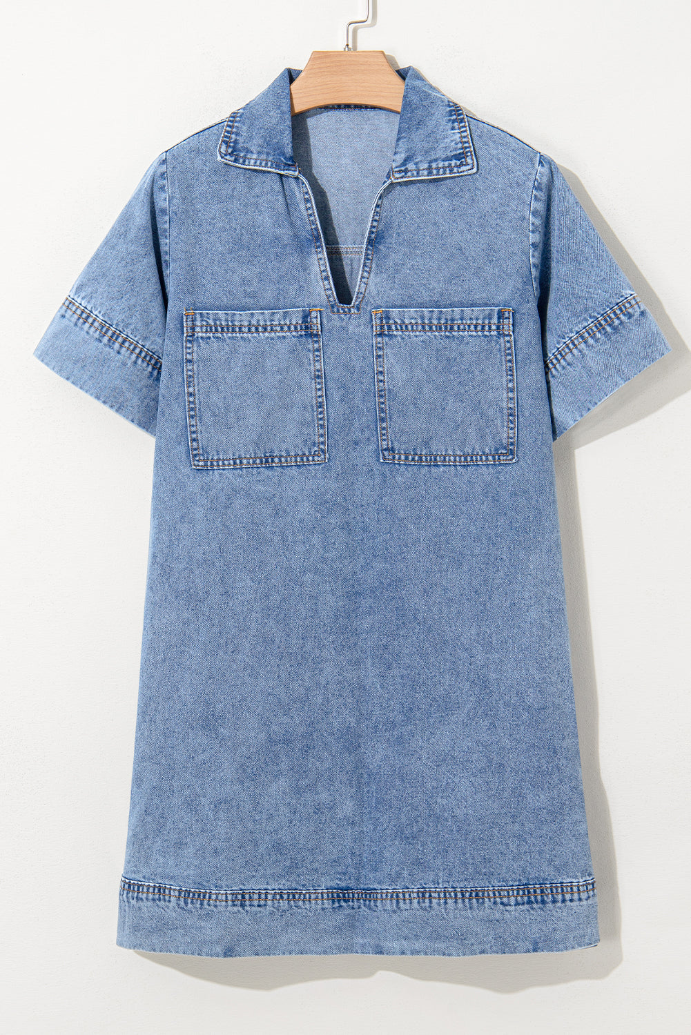 Indigo Ease Mini Dress