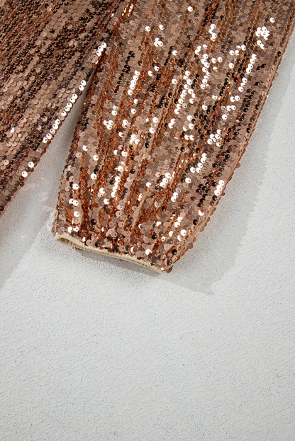 Golden Hour Sequin Mini Dress