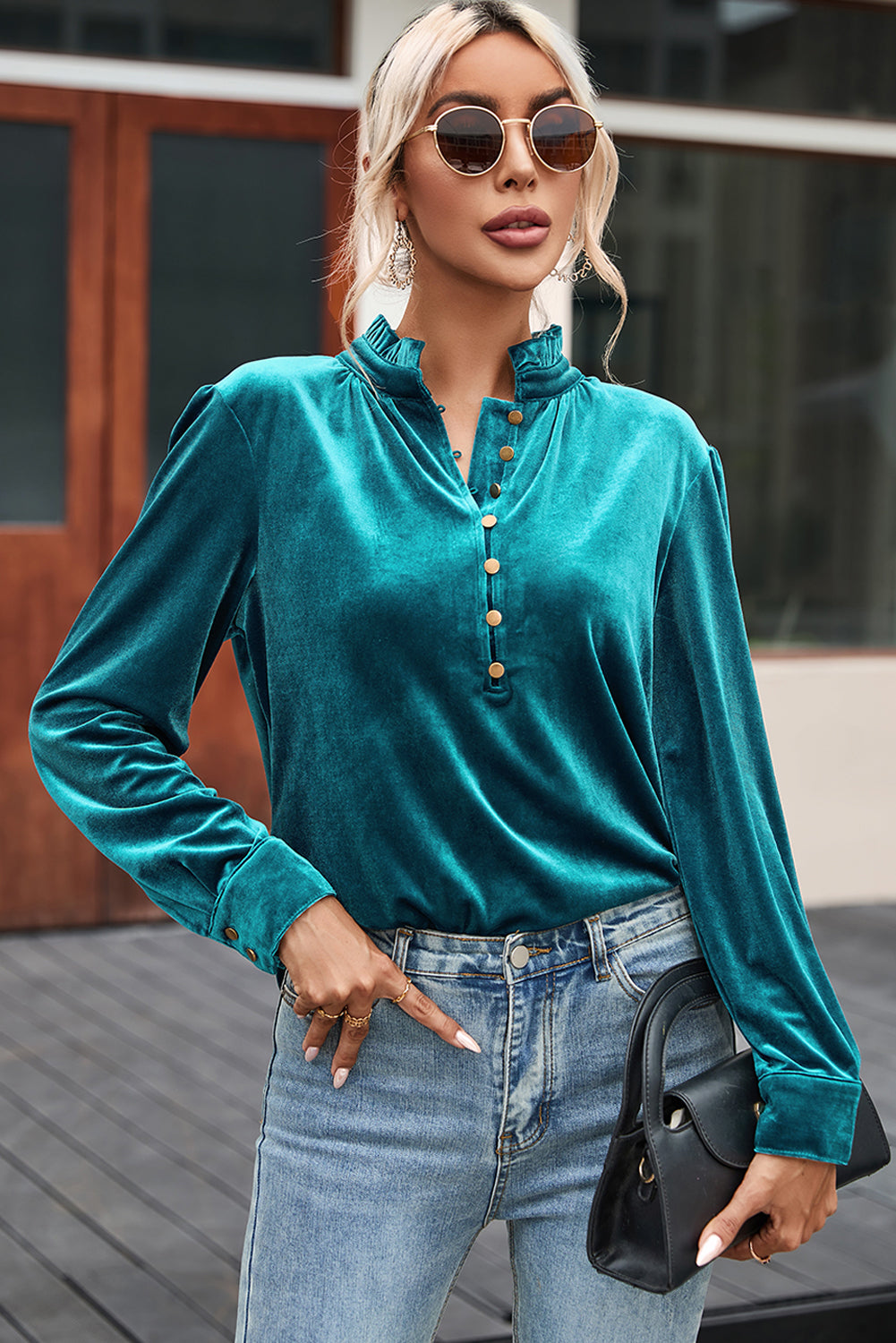 Velvet Charm Blouse