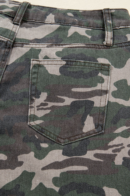 Street Camo Cargo Jeans