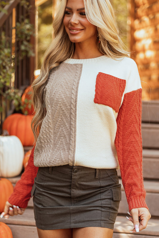 Amber Blocks Sweater