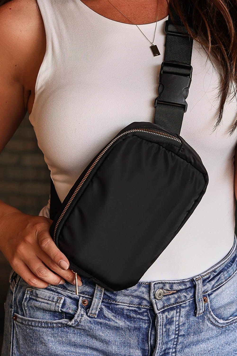 Zipped Crossbody Bag