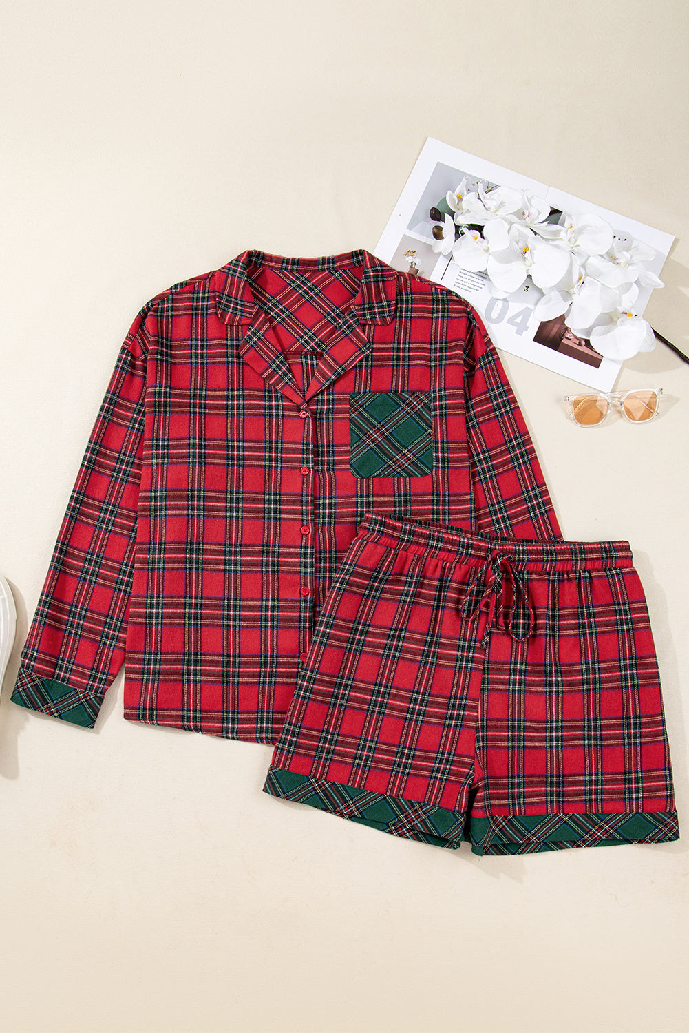 Cozy Cabin Plaid PJ Set