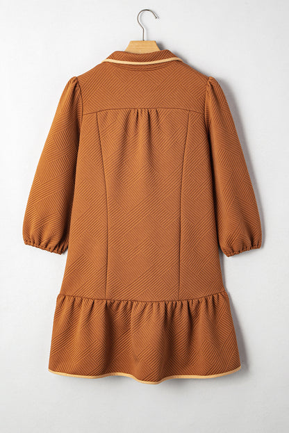 Golden Dune Mini Dress