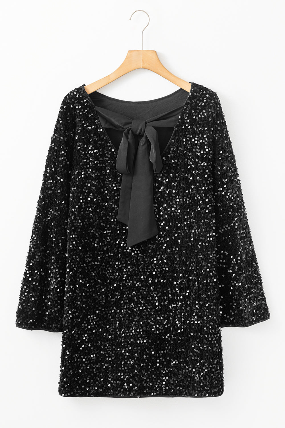 Midnight Sparkle Sequin Dress