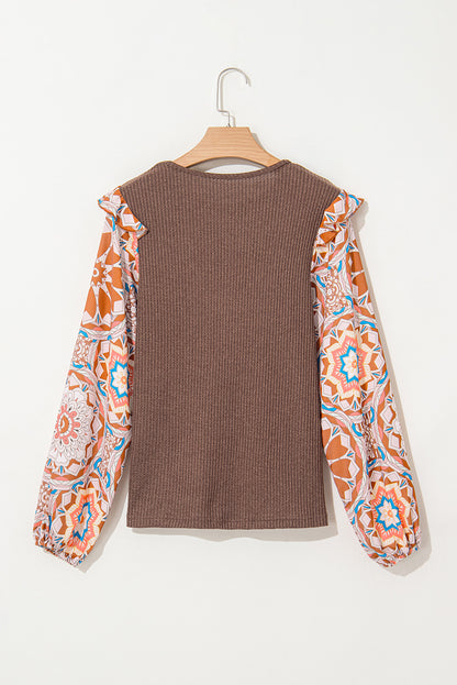 Cottage Bloom Long Sleeve Blouse