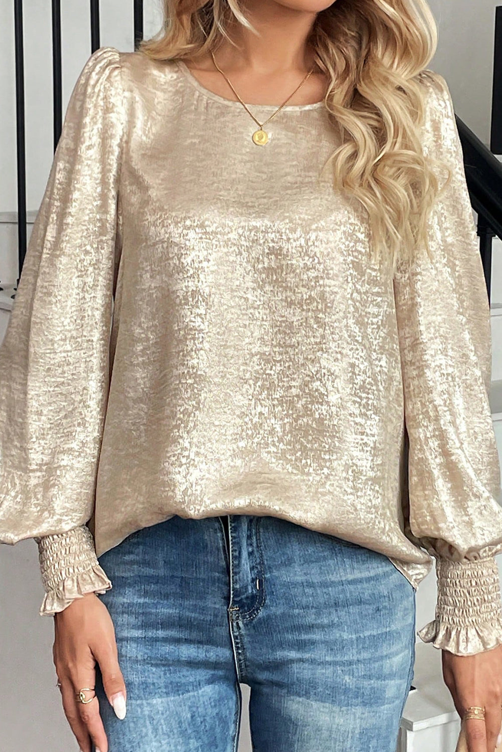 Golden Hour Shine Blouse
