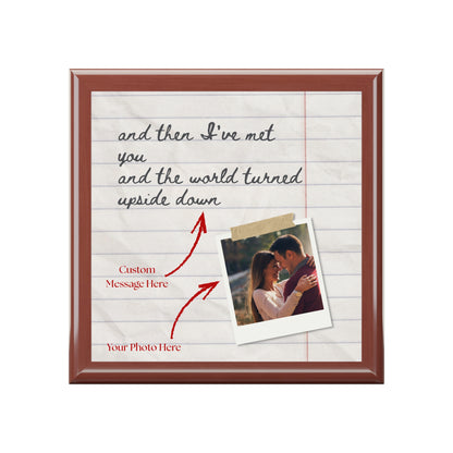 Handwritten Note & Photo Memory Jewelry Box