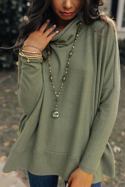 Cozy Evenings Cowl Neck Tunic