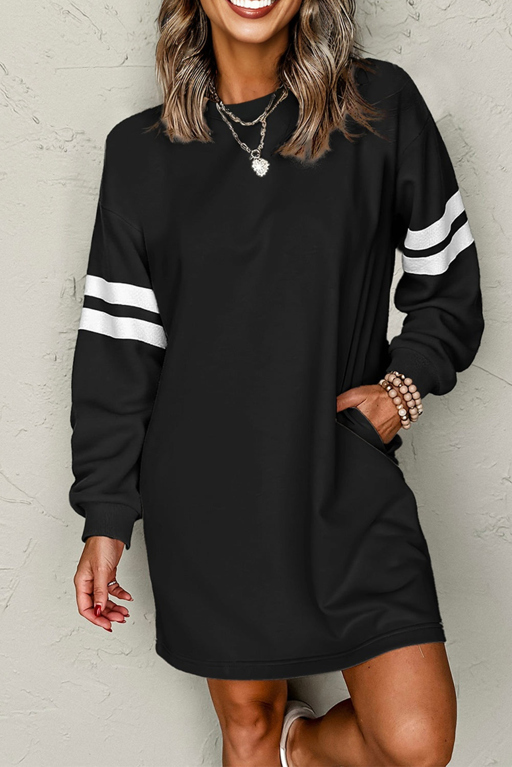 Campus Cozy Sweatshirt Dress
