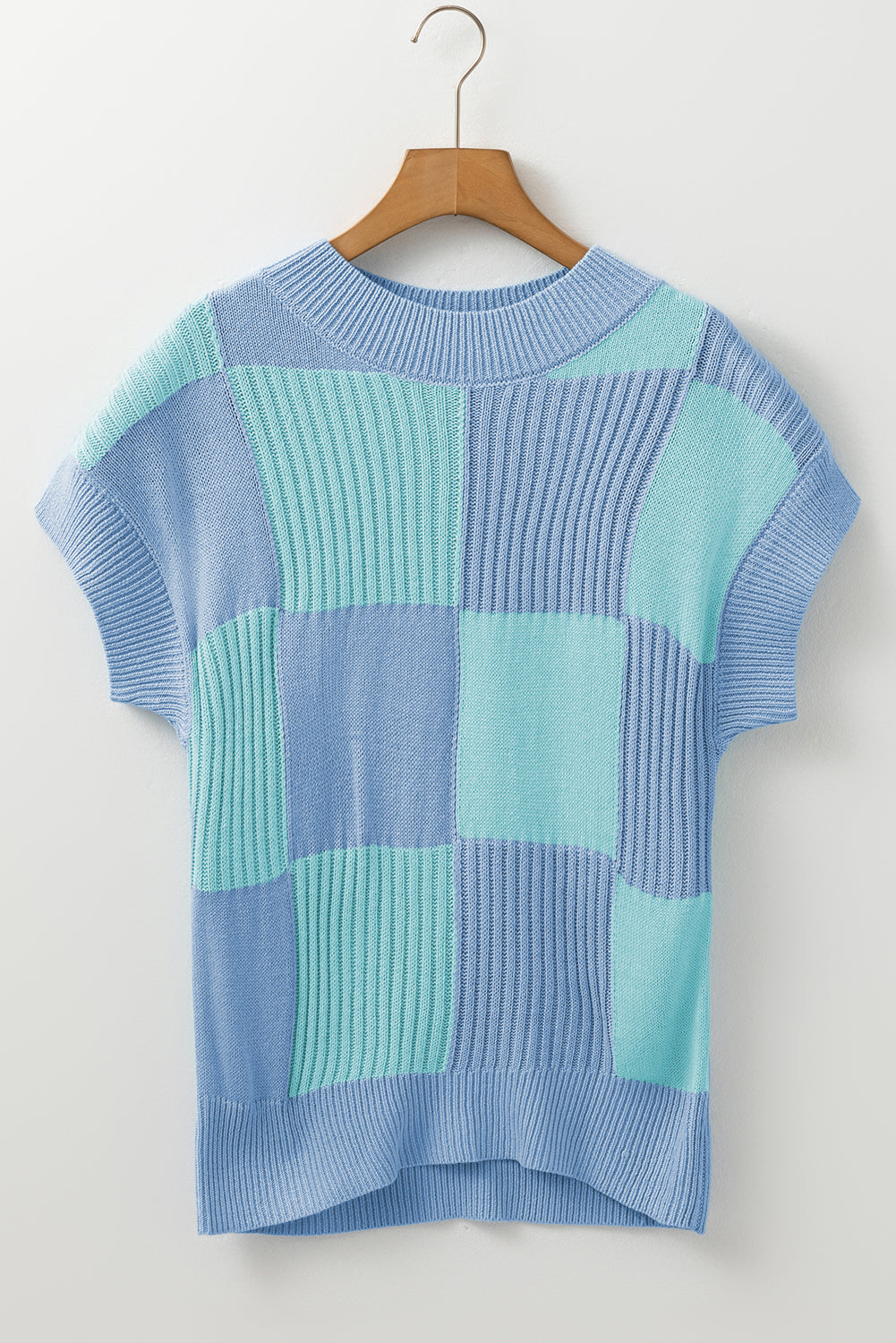 Plaid Patch Sweater