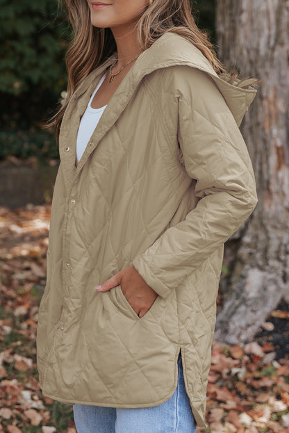 Sandstone Quilted Puffer Jacket