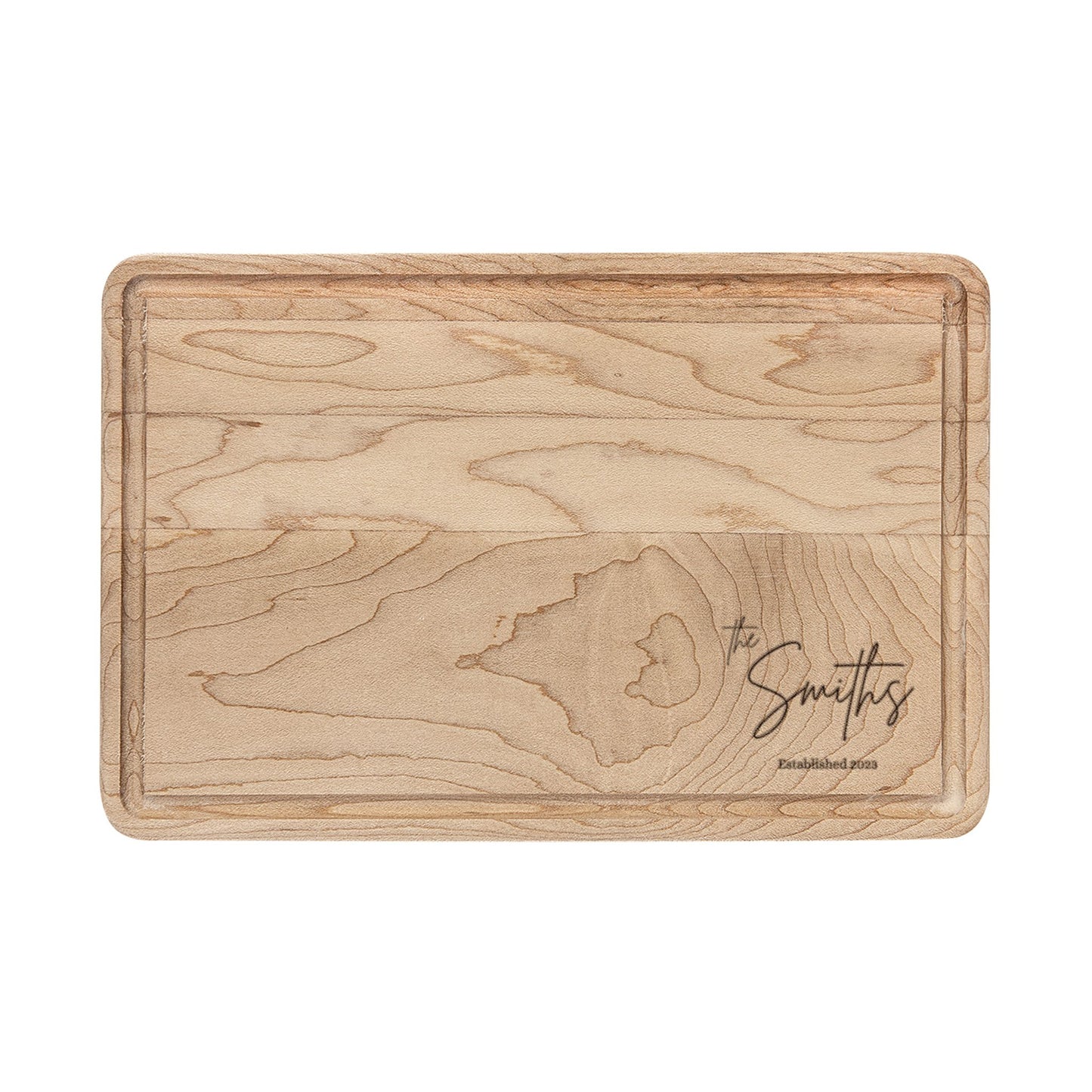 Classic Family Name Personalized Cutting Board