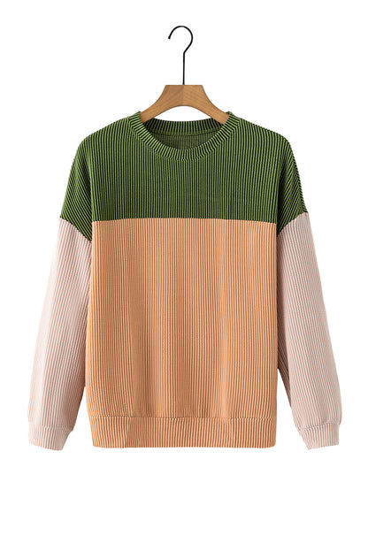 Harvest Blocks Long Sleeve Top
