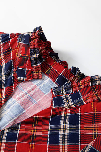 Holly Plaid Tiered Dress