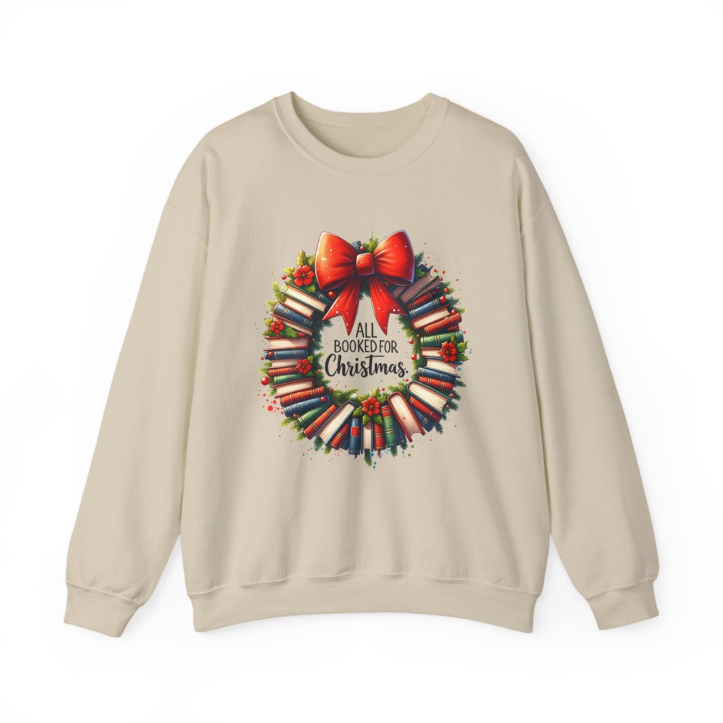 All Booked for Christmas Sweatshirt