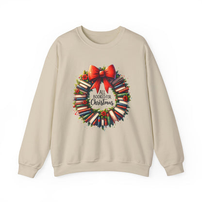 All Booked for Christmas Sweatshirt