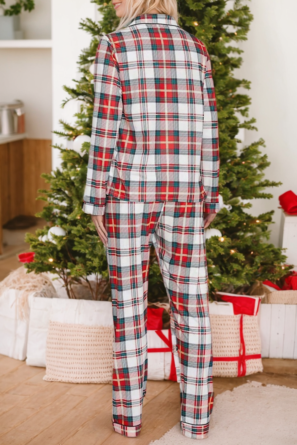 Classic Holiday Plaid Pajama Set