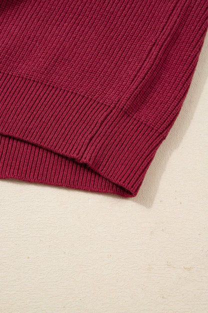 Ribbon Kiss Backless Sweater