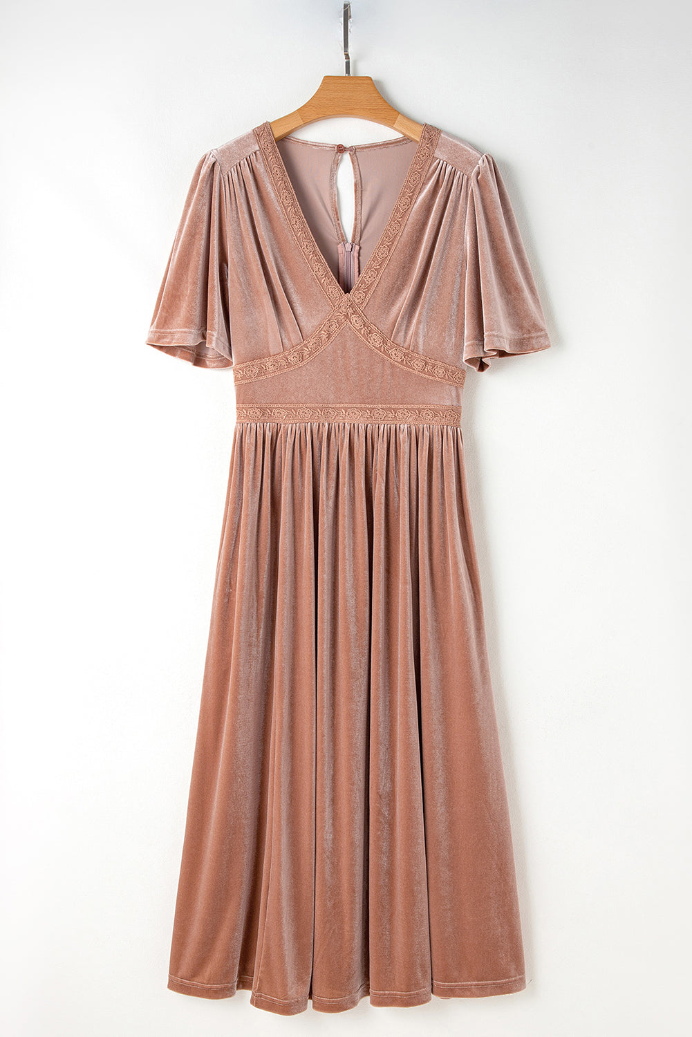 Velvet Ember Maxi Dress
