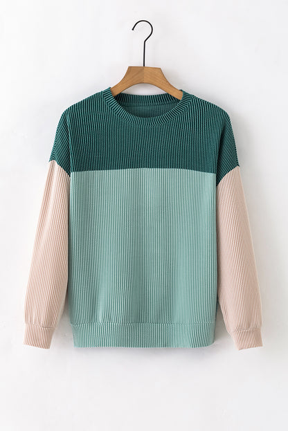 Harvest Blocks Long Sleeve Top