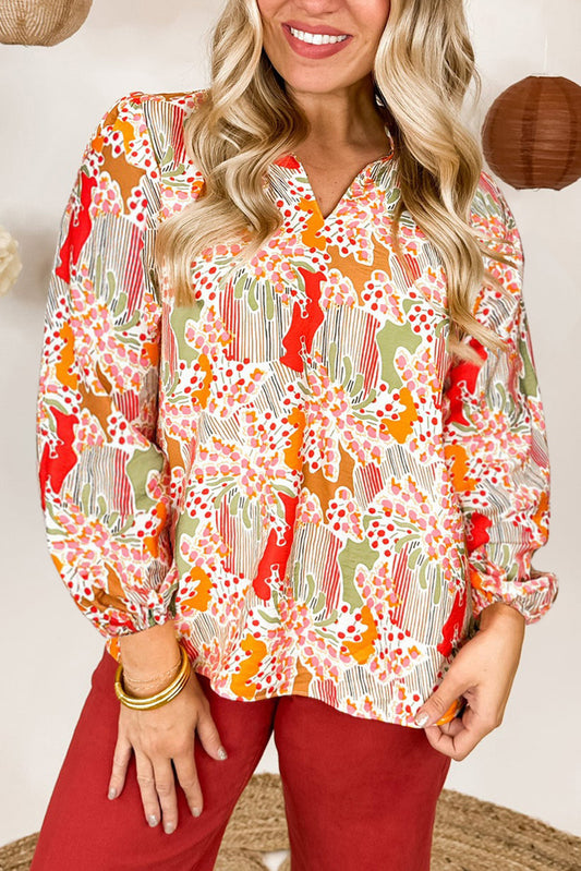 Autumn Aura Long Sleeve Blouse