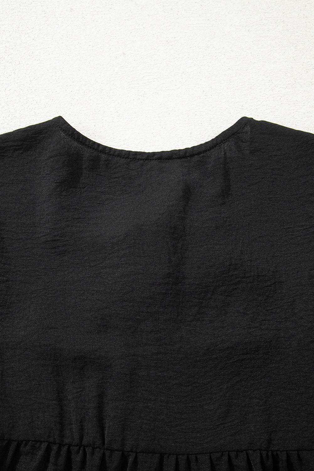 Classic Bow Split-Neck Blouse