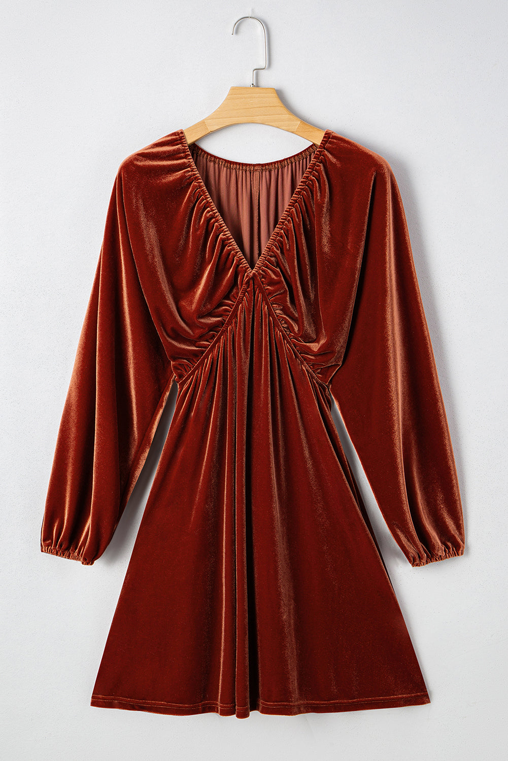 Rustic Velvet Mini Dress