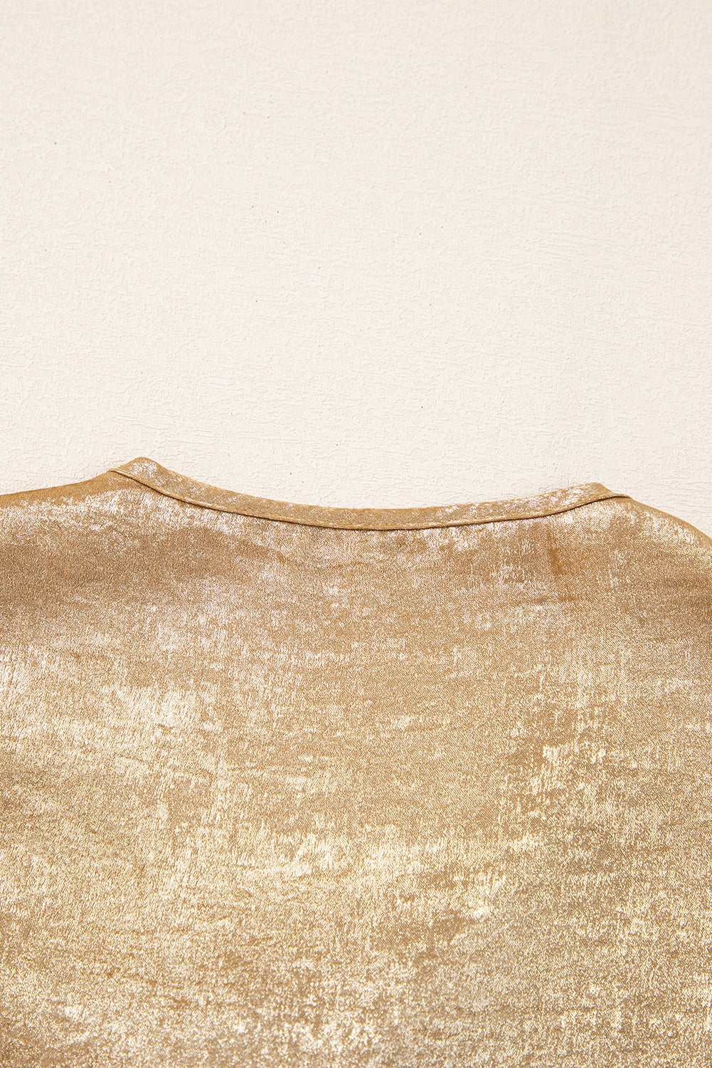 Golden Grace Tie Blouse