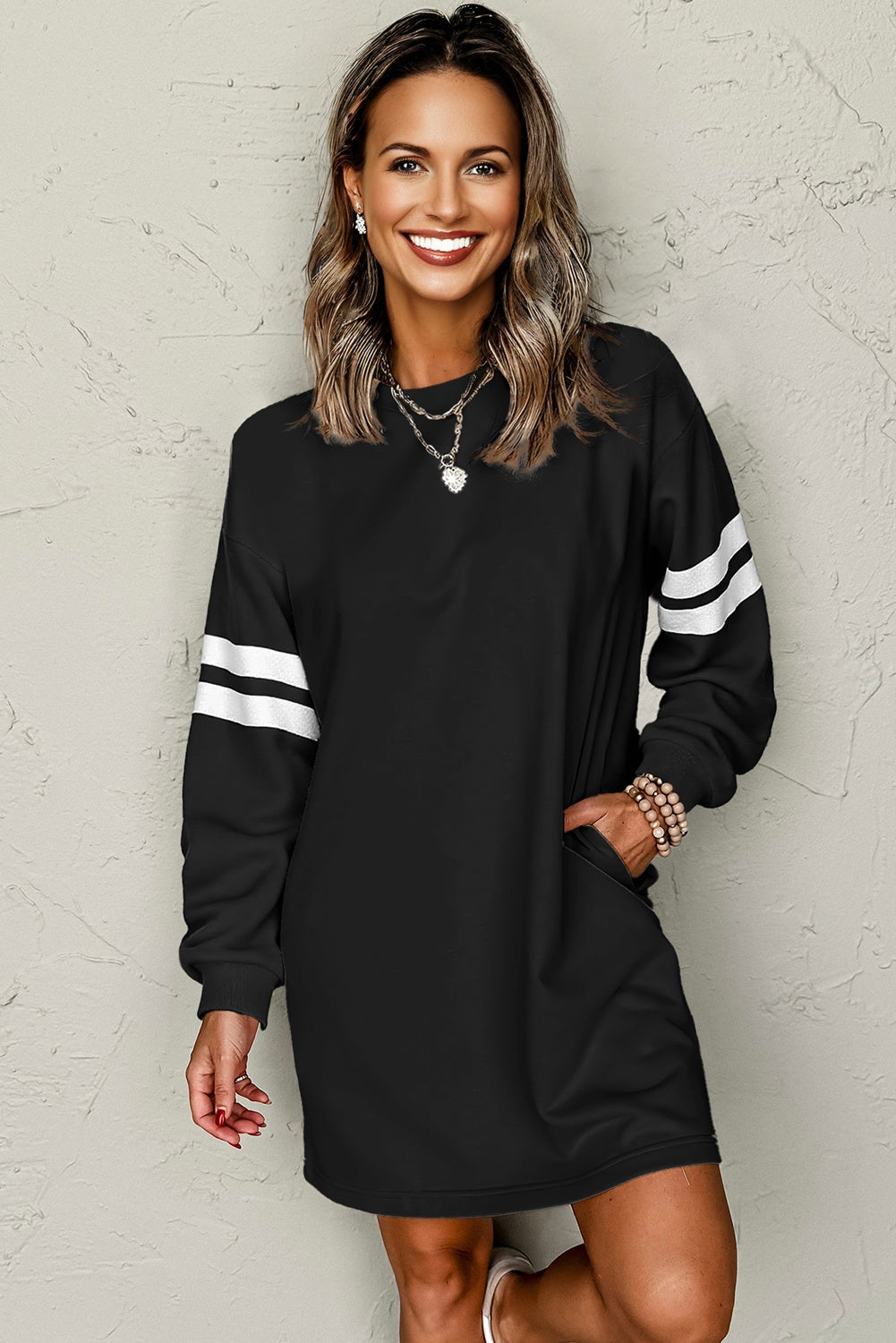 Campus Cozy Sweatshirt Dress