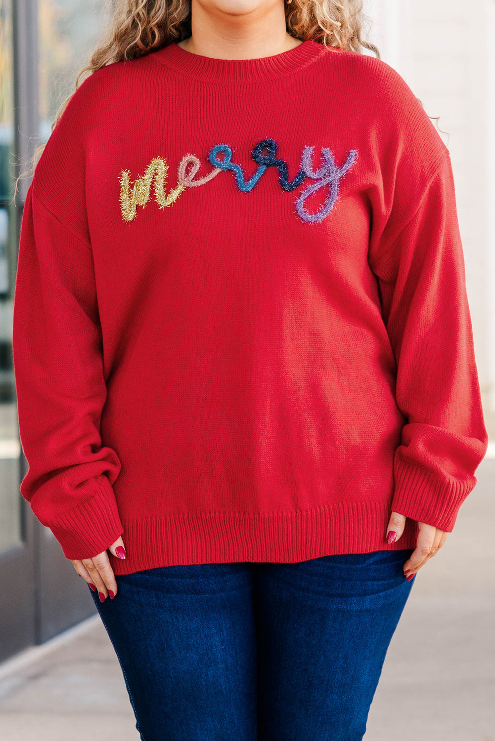 Merry & Bright Plus Sweater