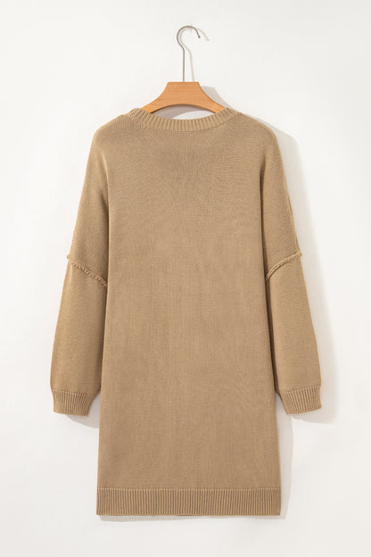 Cozy Comfort Oversized Sweater Dress