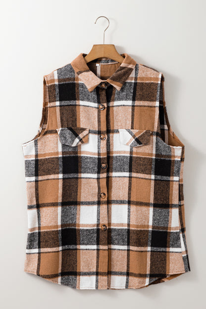 Retro Plaid Vest