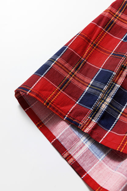 Holly Plaid Tiered Dress