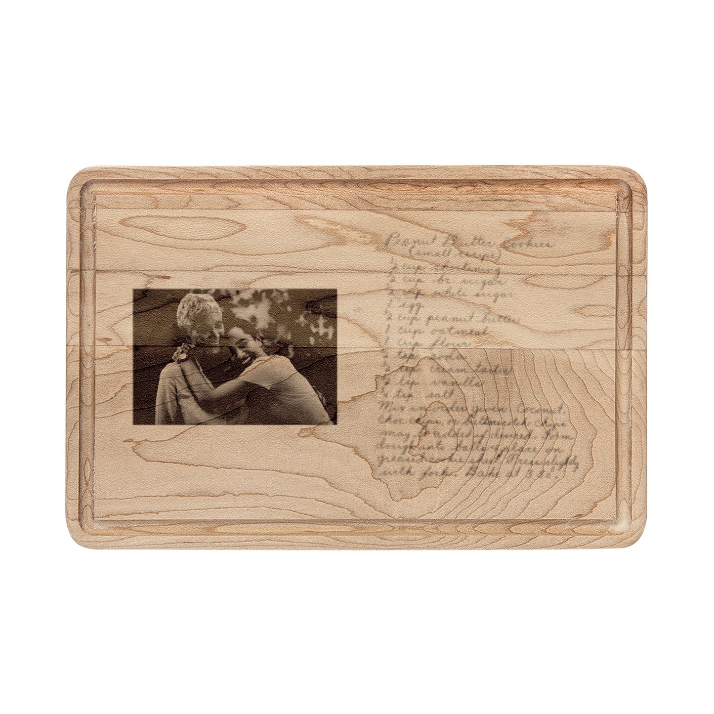 Heirloom Recipe & Photo Personalized Cutting Board