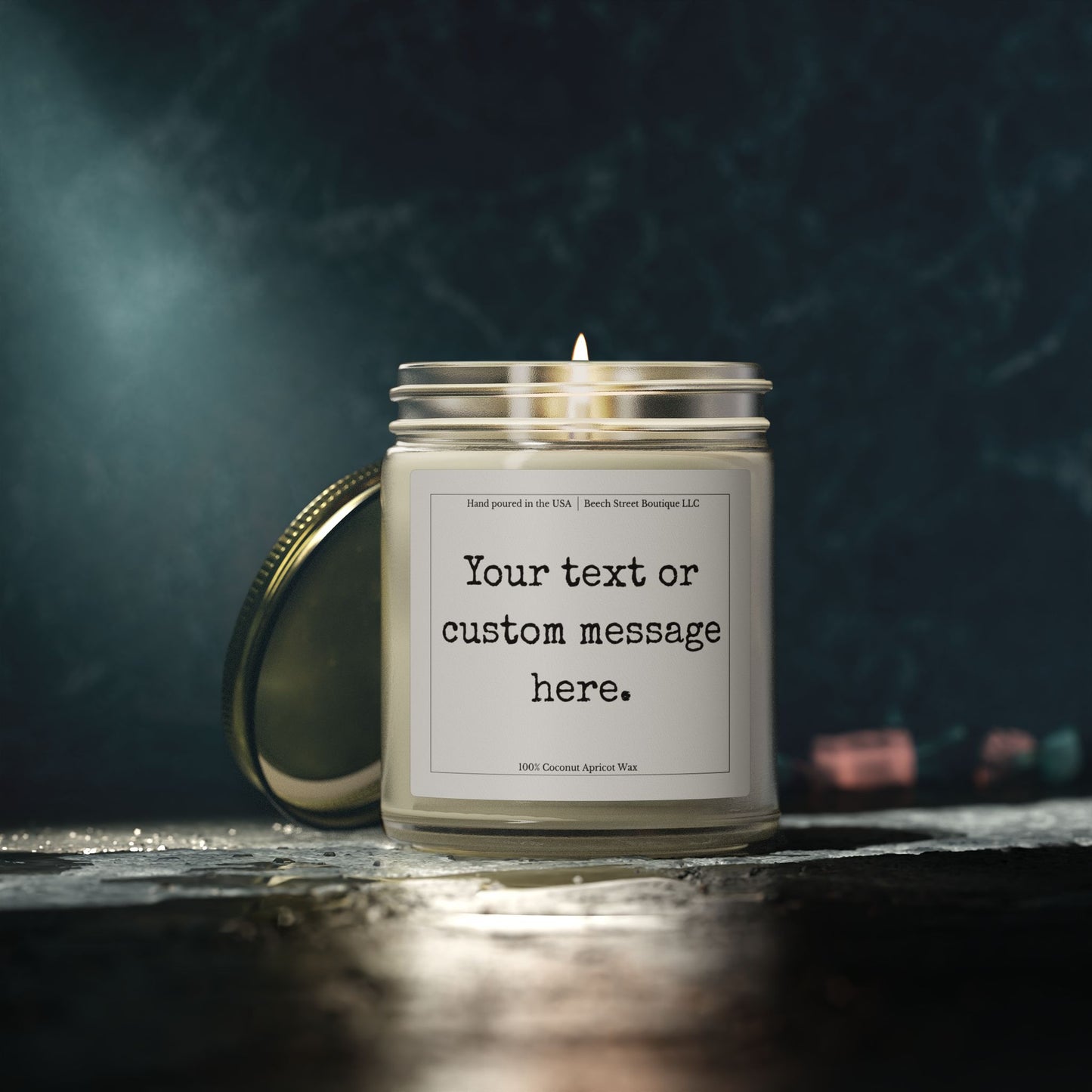 Custom Message Candle