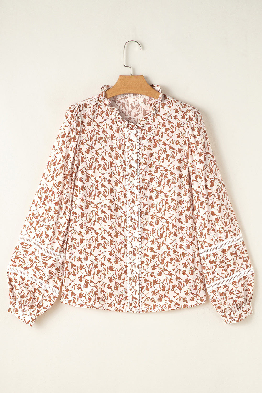 Autumn Lace Long Sleeve Blouse