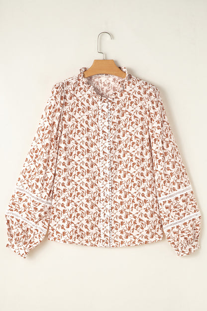 Autumn Lace Long Sleeve Blouse