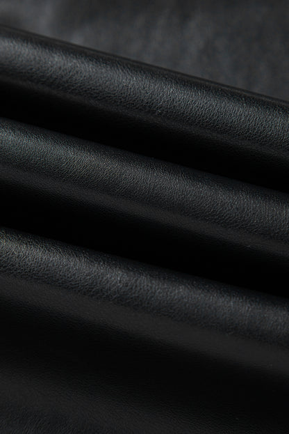 Midnight Muse Vegan Leather Skirt