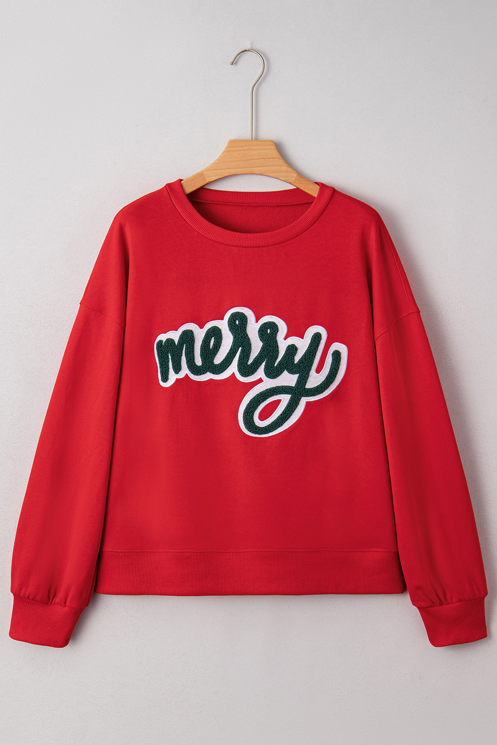 Merry Script Holiday Sweatshirt