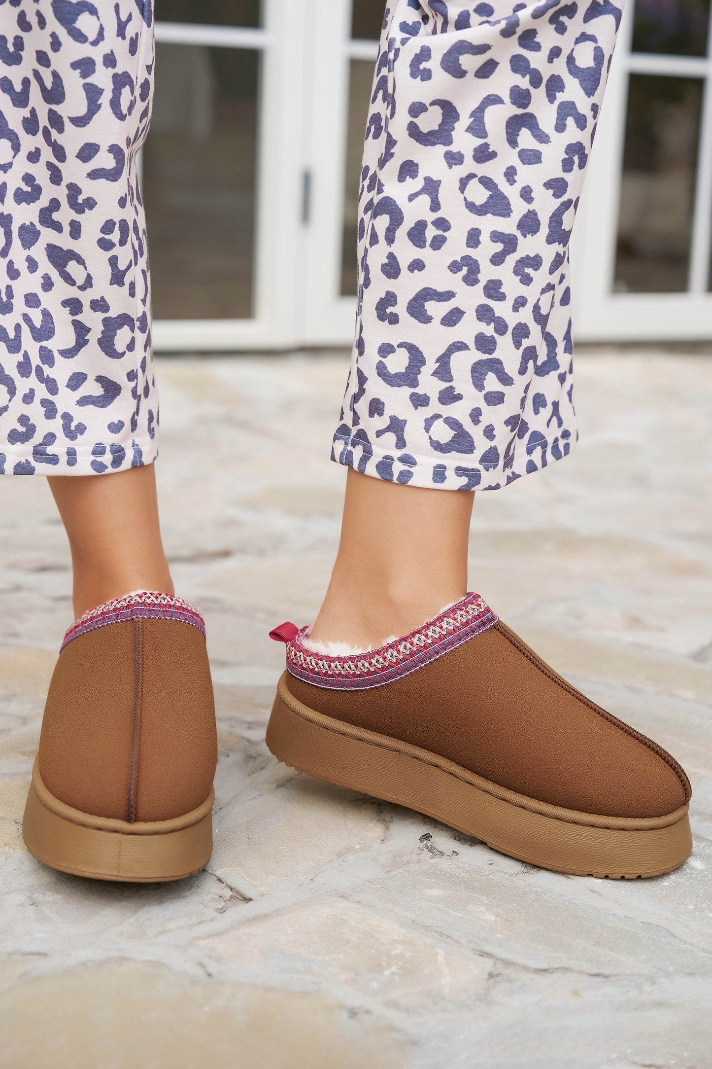 Harvest Trail Cozy Suede Flats