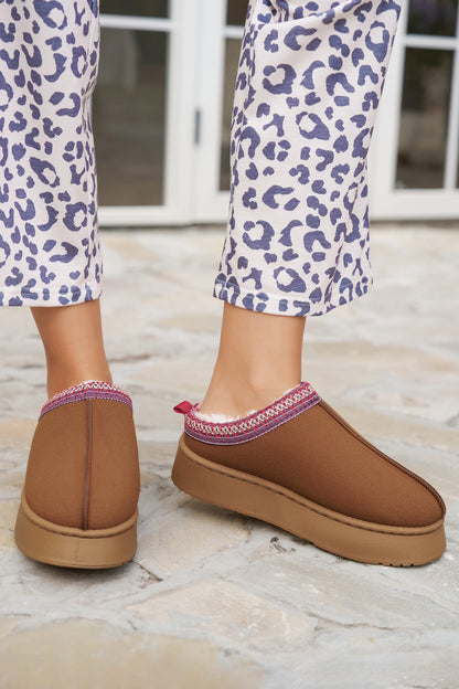 Harvest Trail Cozy Suede Flats