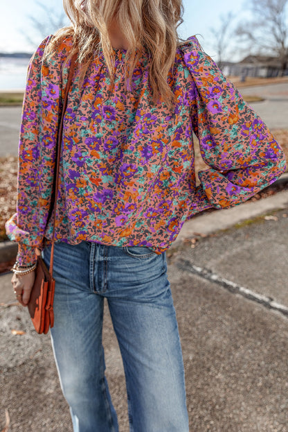 Meadow Charm Long Sleeve Blouse