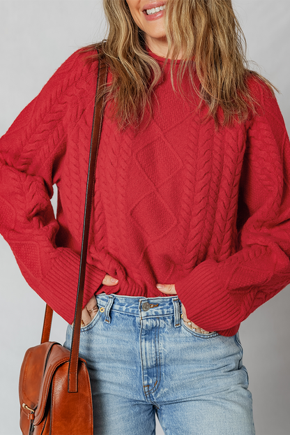 Fireside Cable Knit Sweater