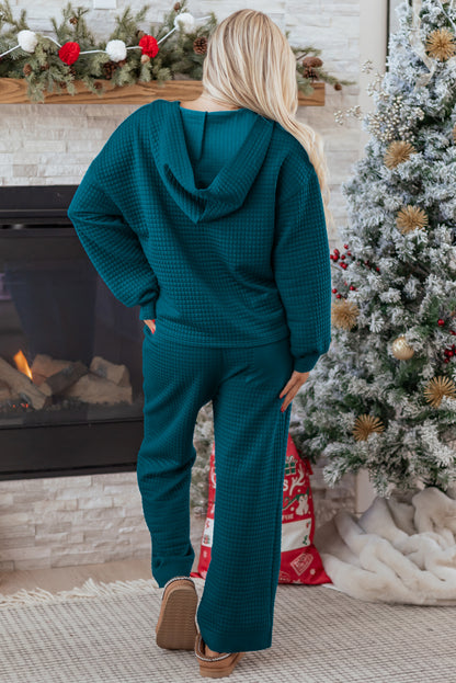 Evergreen Waffle Lounge Set