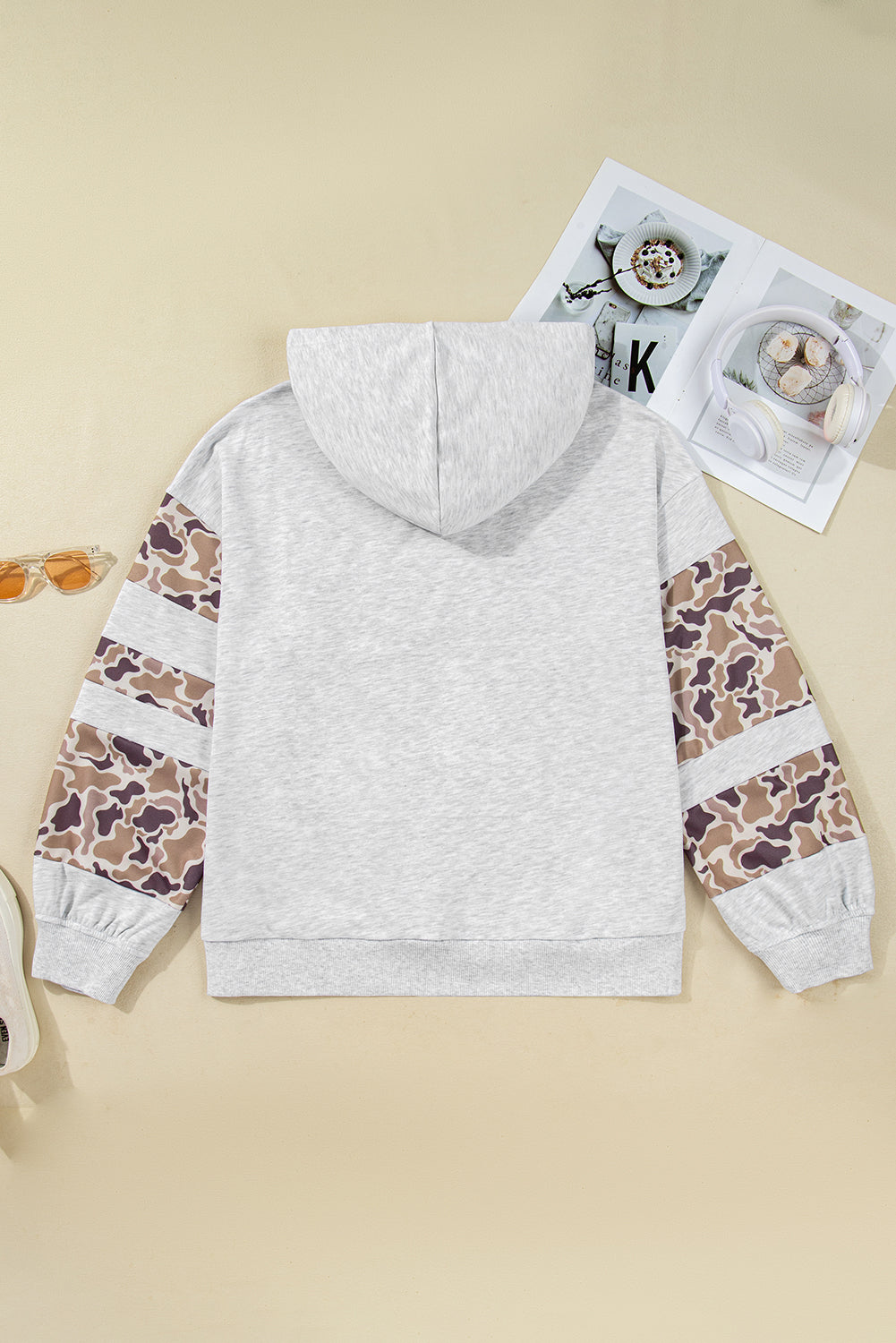 Urban Camo Patchwork Hoodie