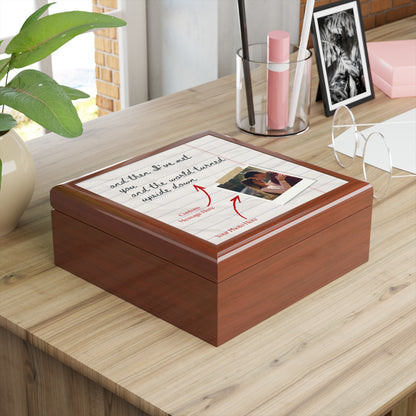 Handwritten Note & Photo Memory Jewelry Box