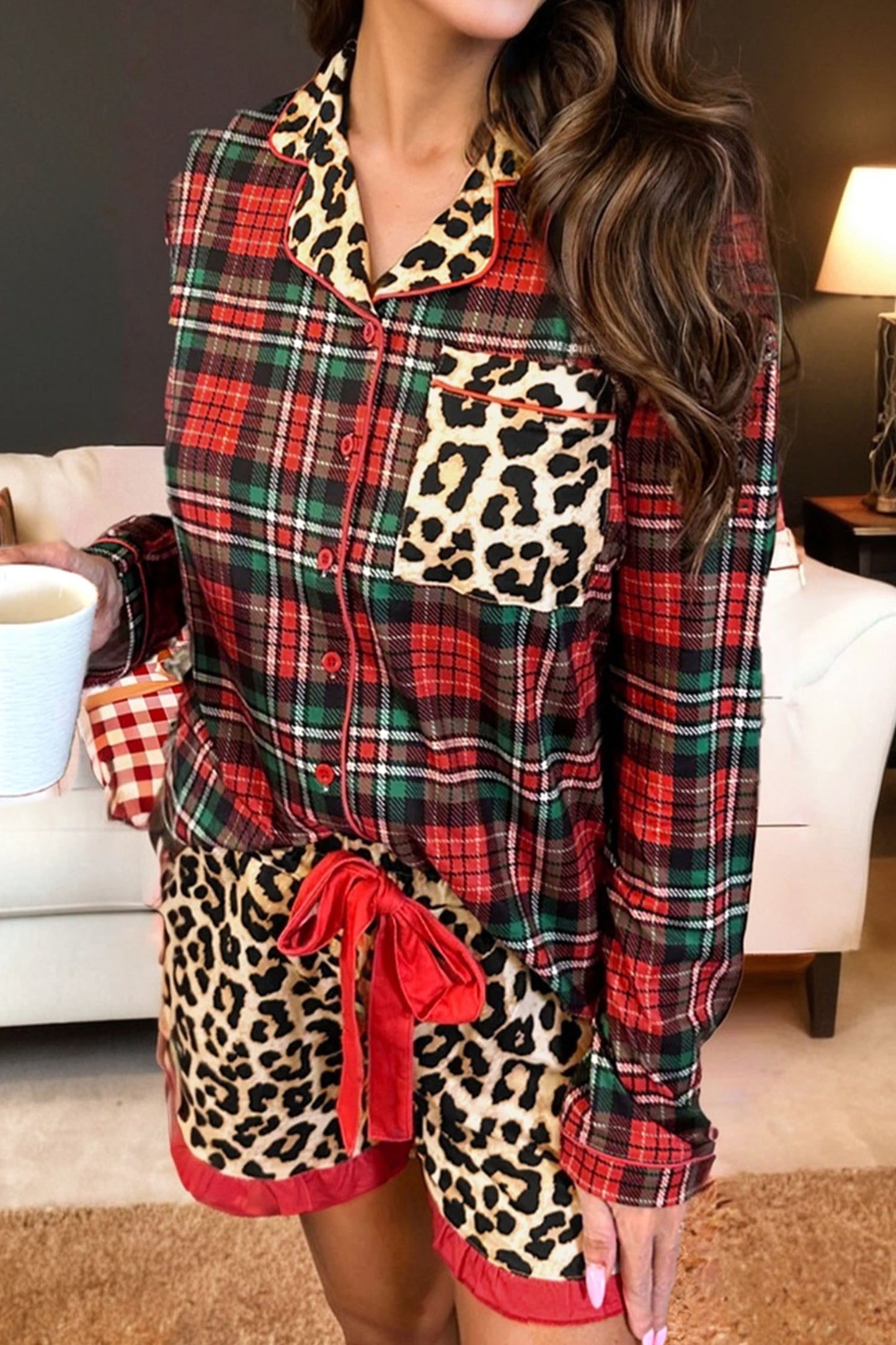 Wild & Merry Plaid Pajama Set