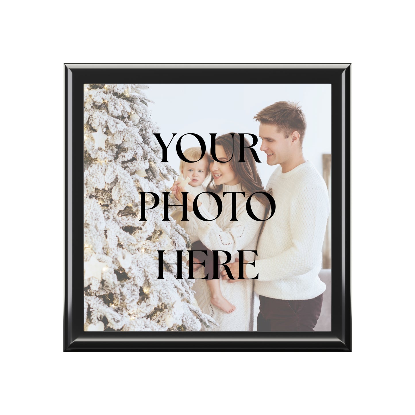 Personalized Photo Keepsake Jewelry Box